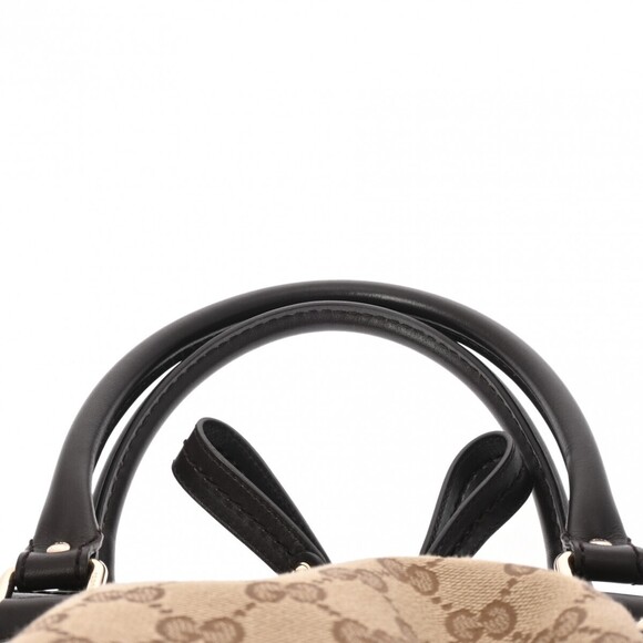 GUCCI Diamante Sukey Bag Beige Tan Brown GG Canvas Leather Handbag - Picture 4 of 11